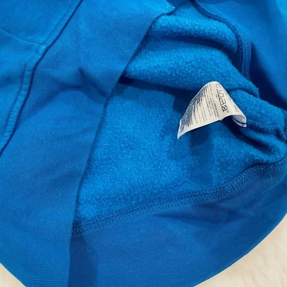 Gap Kids Blue Crewneck Long Sleeve Graphic Logo Pullover Sweatshirt Size Large
